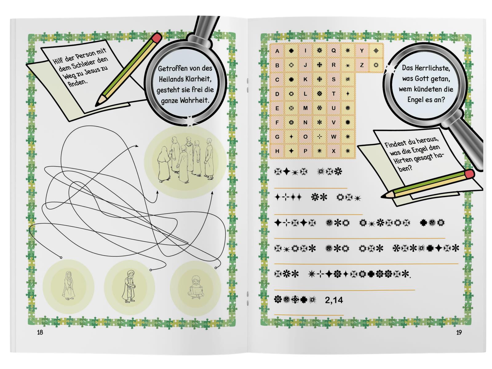 Rätselheft - Geschichten der Bibel