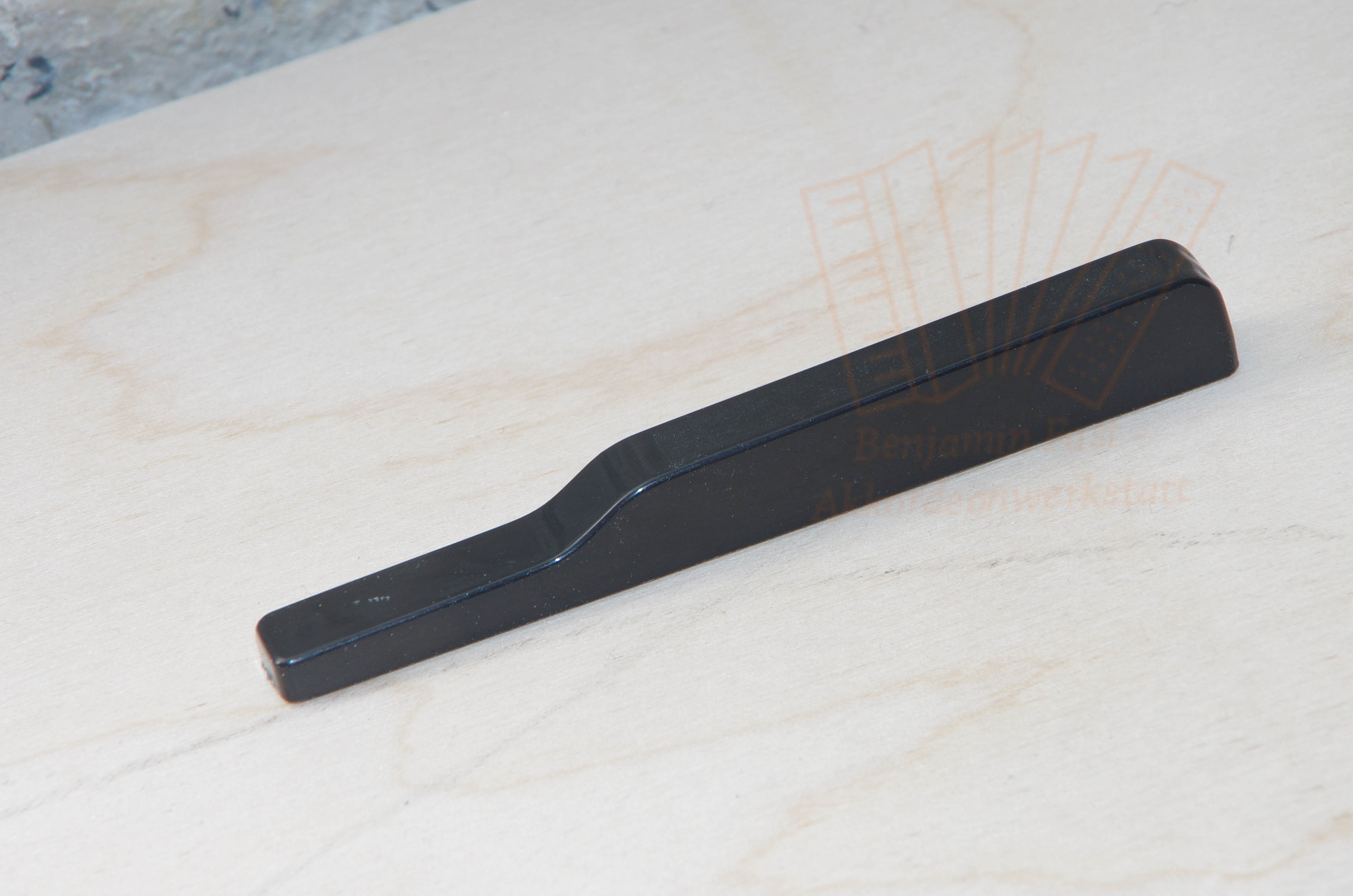 Halbtontasten-Auflage schwarz L10cm  - gebraucht Halbtontasten-Auflage schwarz L10cm  - gebraucht