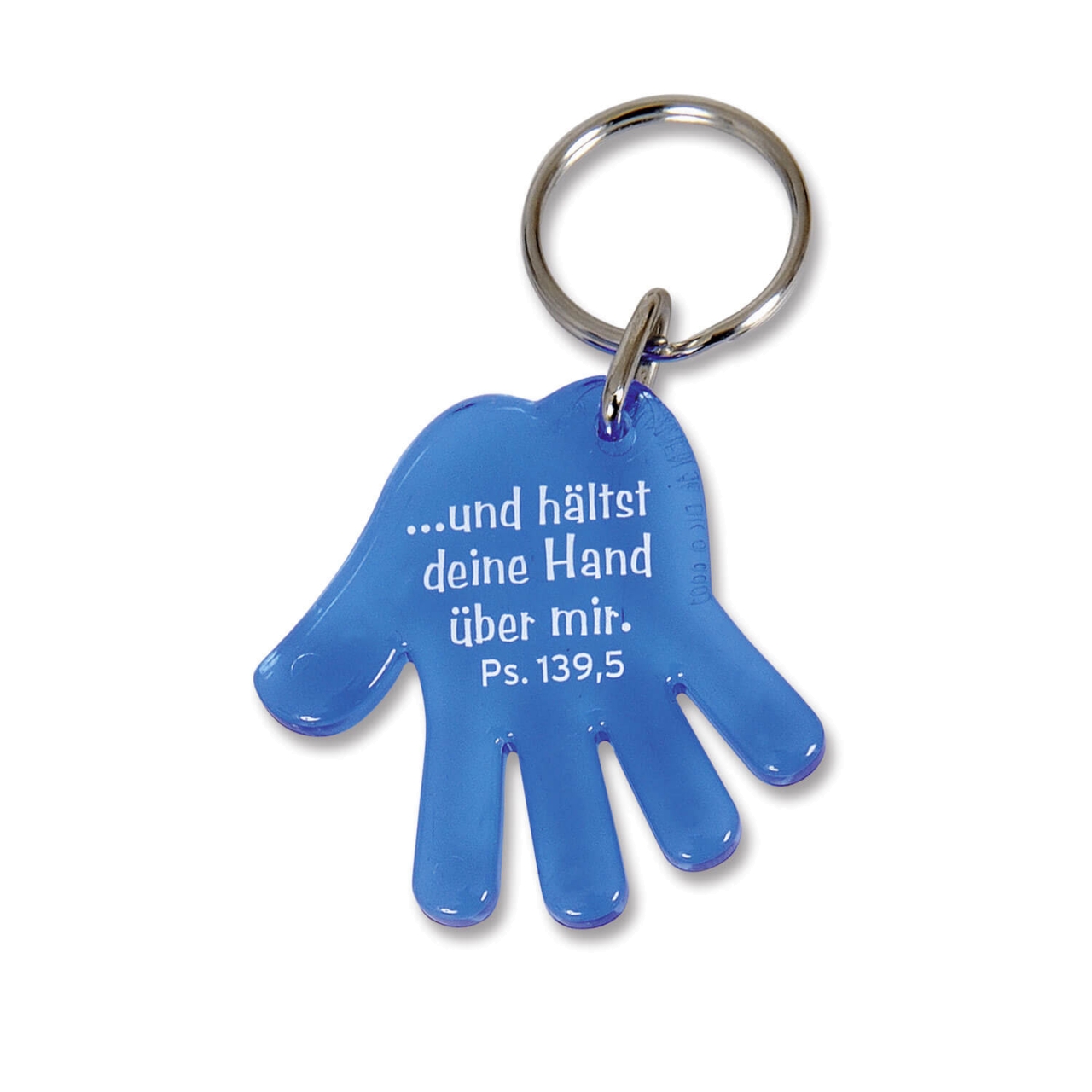 Schlüsselanhänger - Hand blau Schlüsselanhänger - Hand blau
