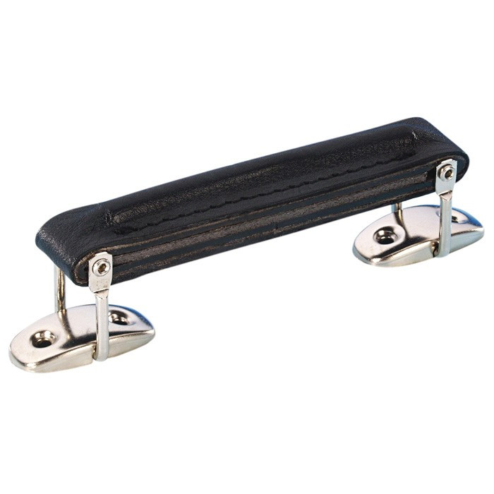 Koffergriff Leder schwarz