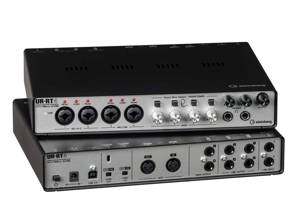 USB-Audiointerface Steinberg UR-RT4 EU + Cubase Pro