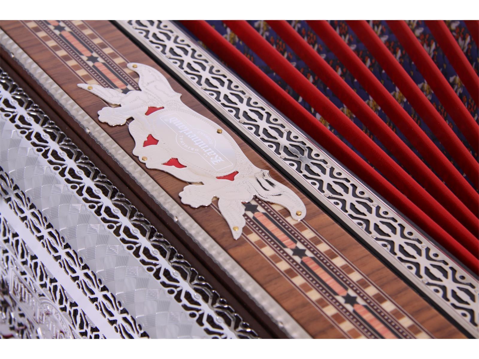 Steirische Harmonika Kärntnerland (Silber) Meister-Klassik 4 C/F/Bb/Eb