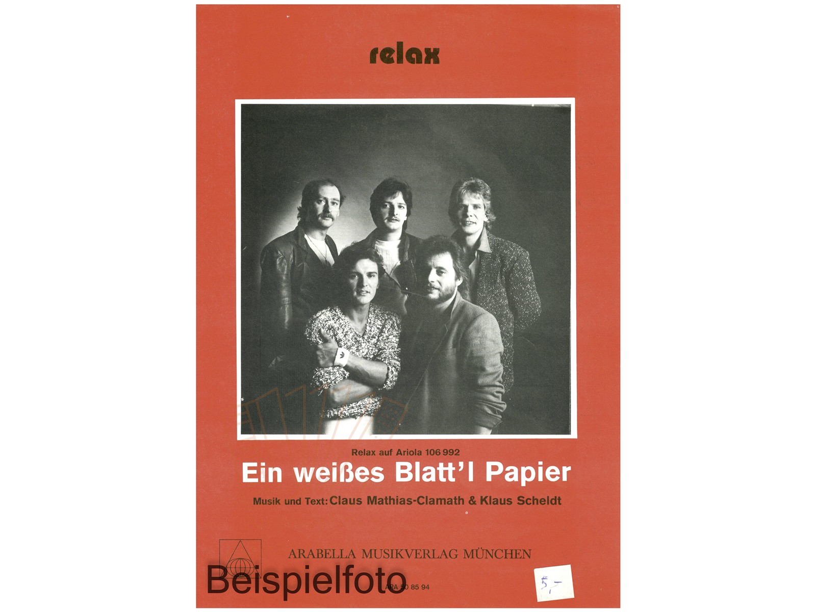 Ein weißen Blatt, Einzelausgabe - Antiquariat