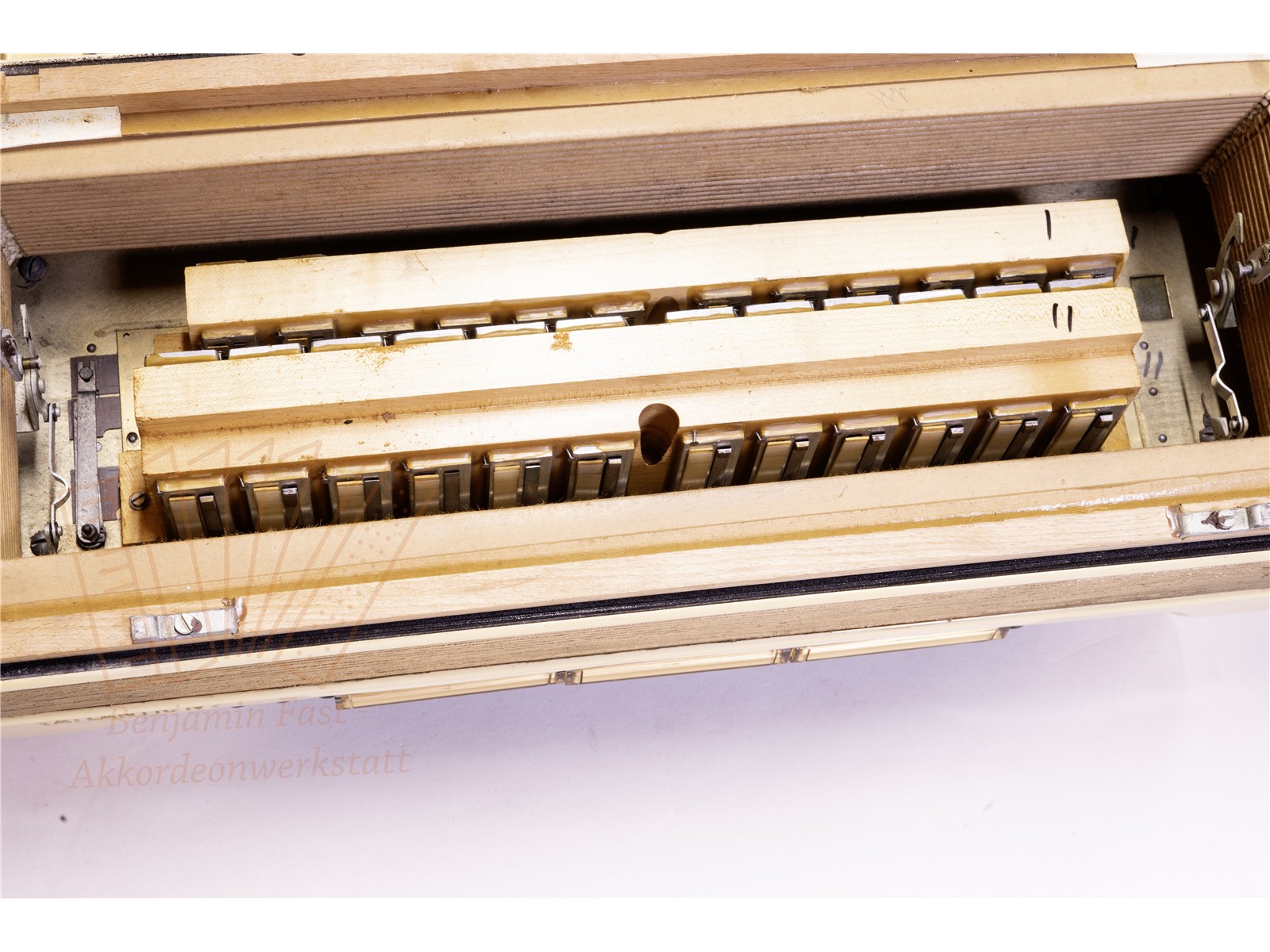 Akkordeon Hohner Atlantic IV de luxe weiß - gebraucht