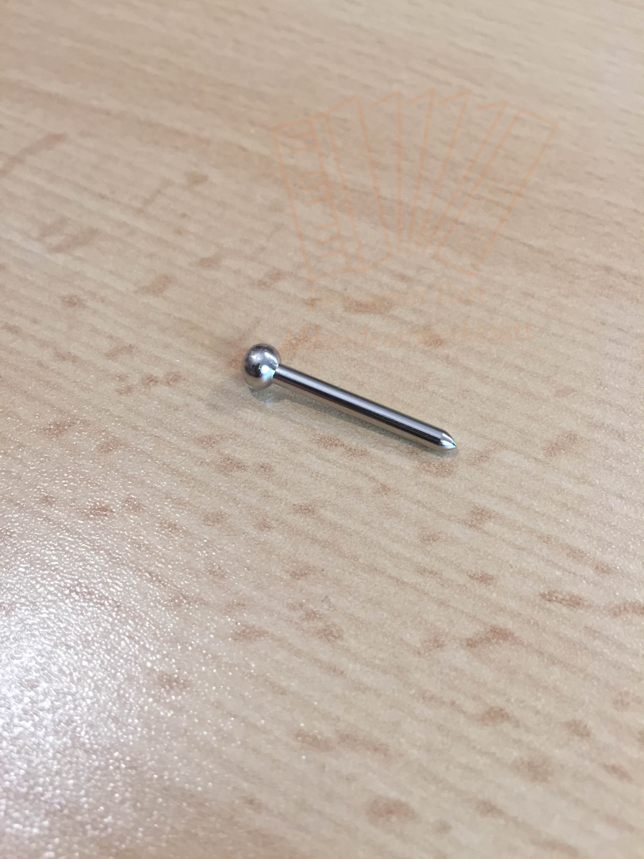 Balgnagel Kugelkopf 2,5x26mm - verchromt