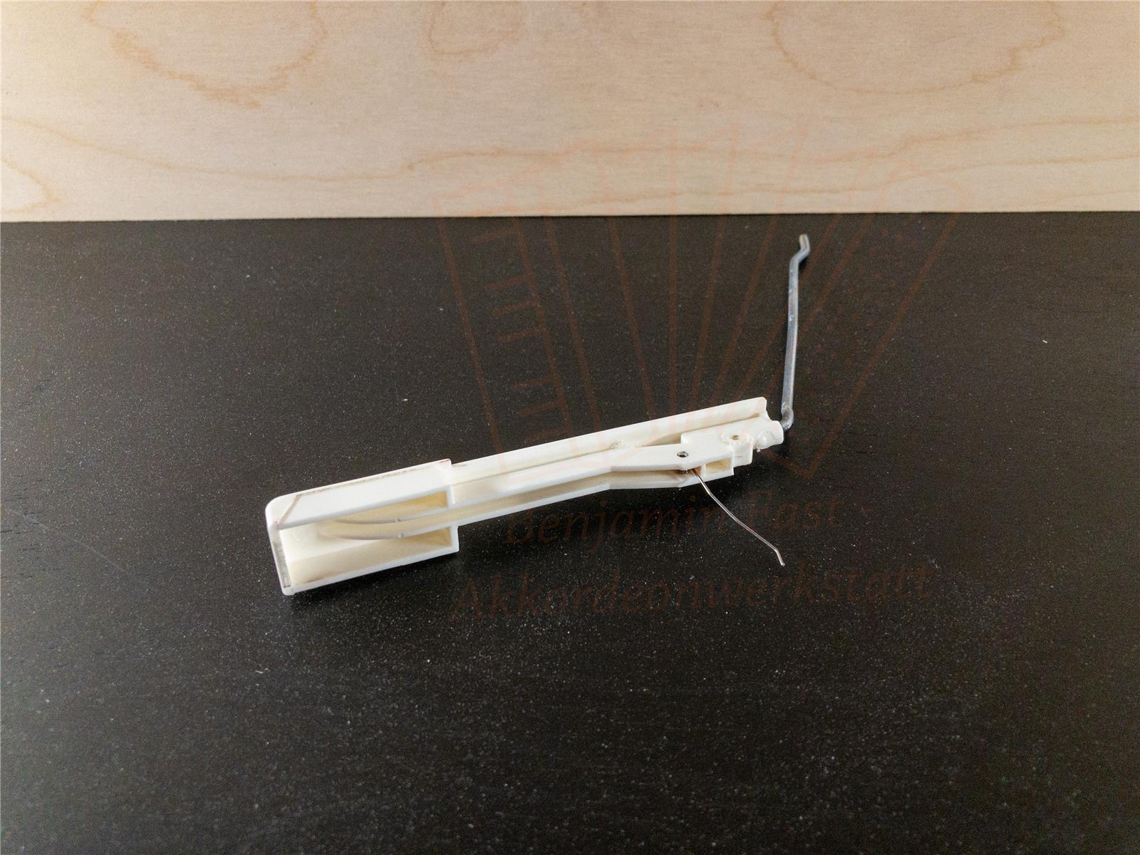 Weiße Taste Hohner Arietta II M, gebraucht Taste A 1/L