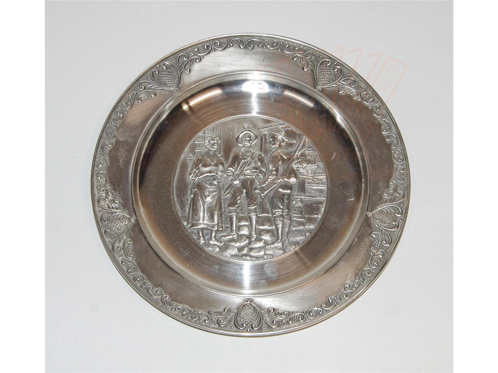 Zinnteller "Jäger" zum Gravieren (ohne Gravur) Zinnteller "Jäger" zum Gravieren (ohne Gravur)