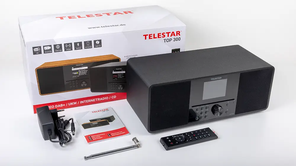 Digitalradio TOP 300 (+ CD-Player) schwarz