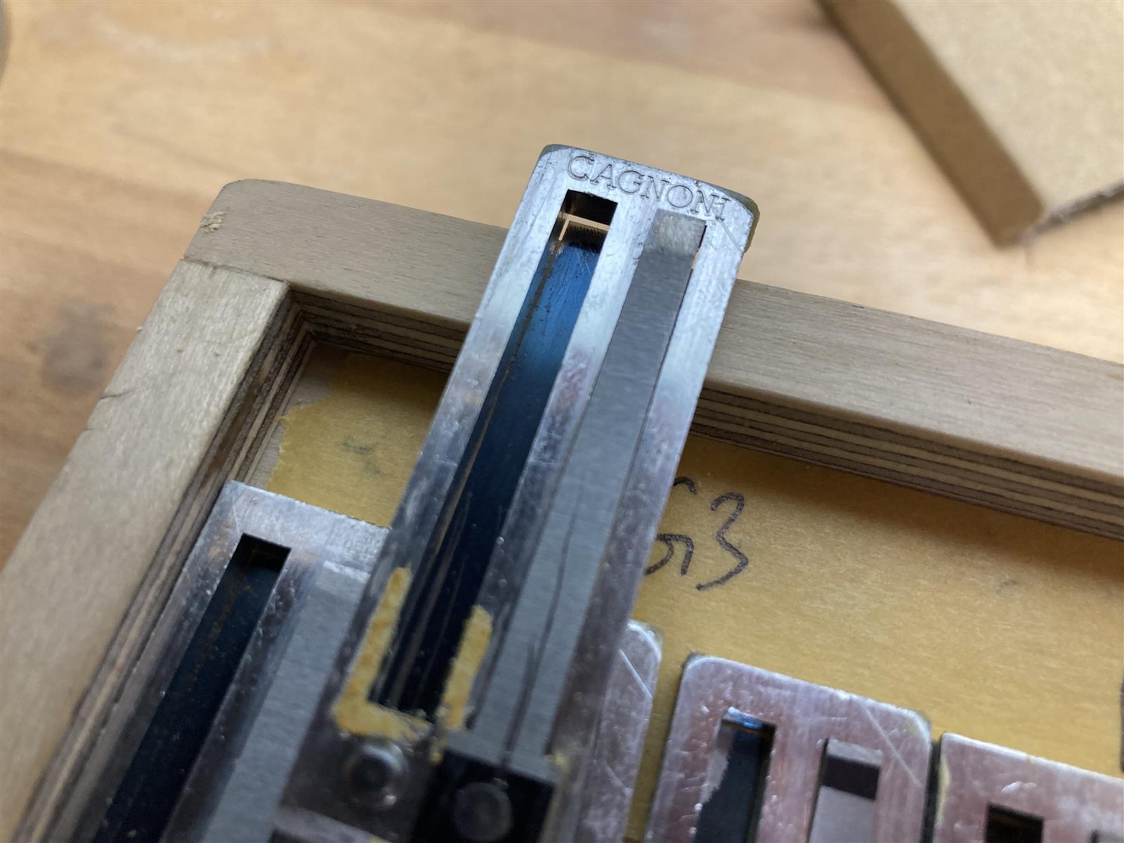 Stimmplatte Cagnoni Durall, gebraucht Stimmplatte Cagnoni Durall, gebraucht