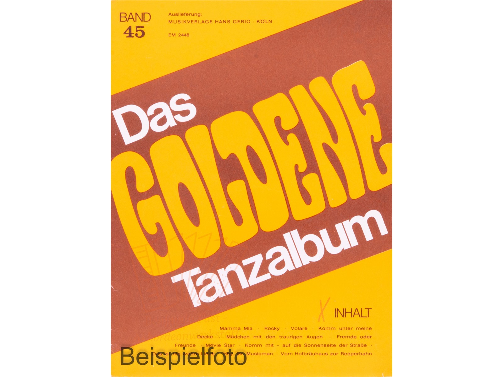 Das Goldene Tanzalbum Band 45 - Antiquariat Das Goldene Tanzalbum Band 45 - Antiquariat