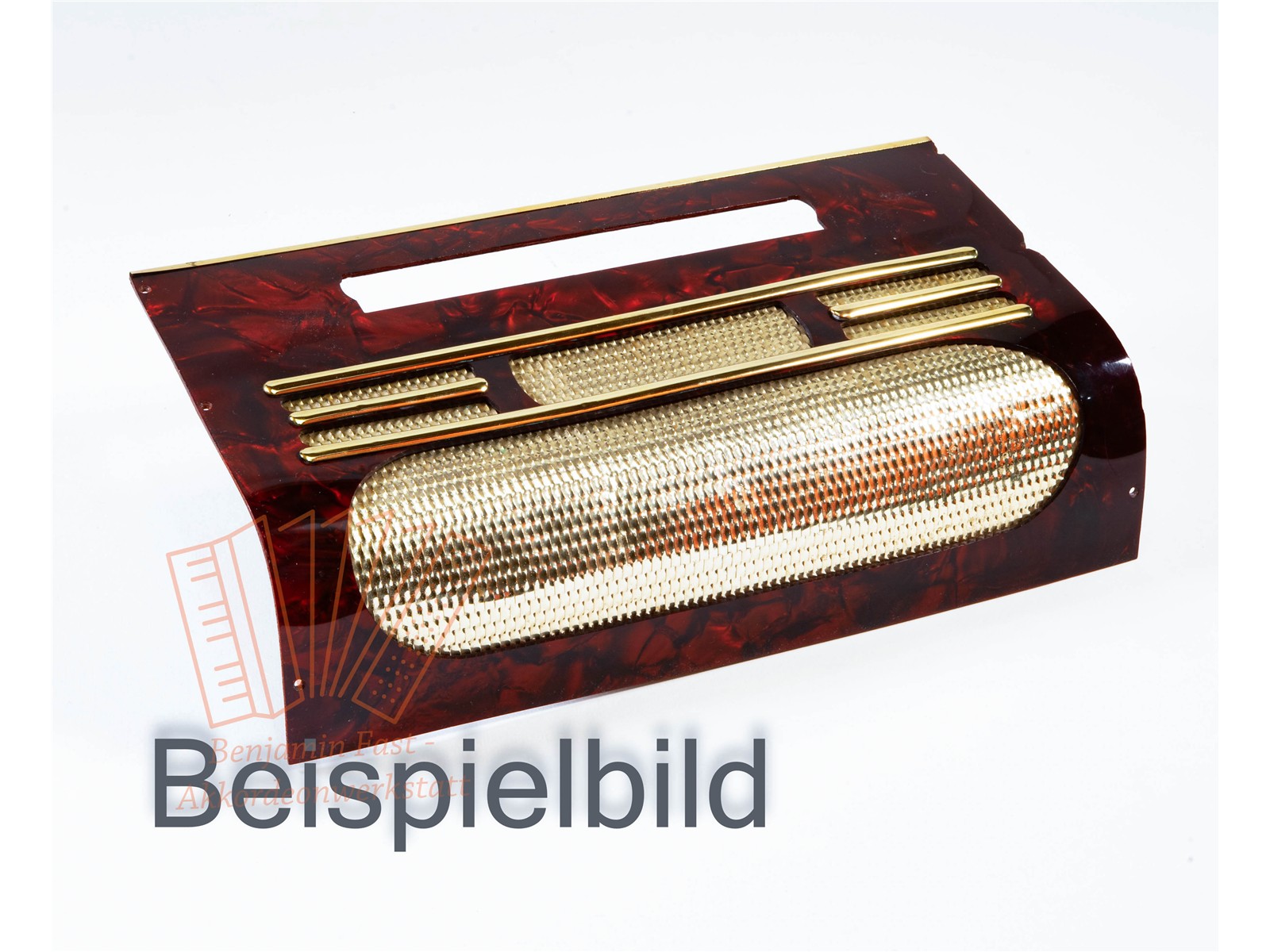 Diskantverdeck Klingenthaler rot - gebraucht