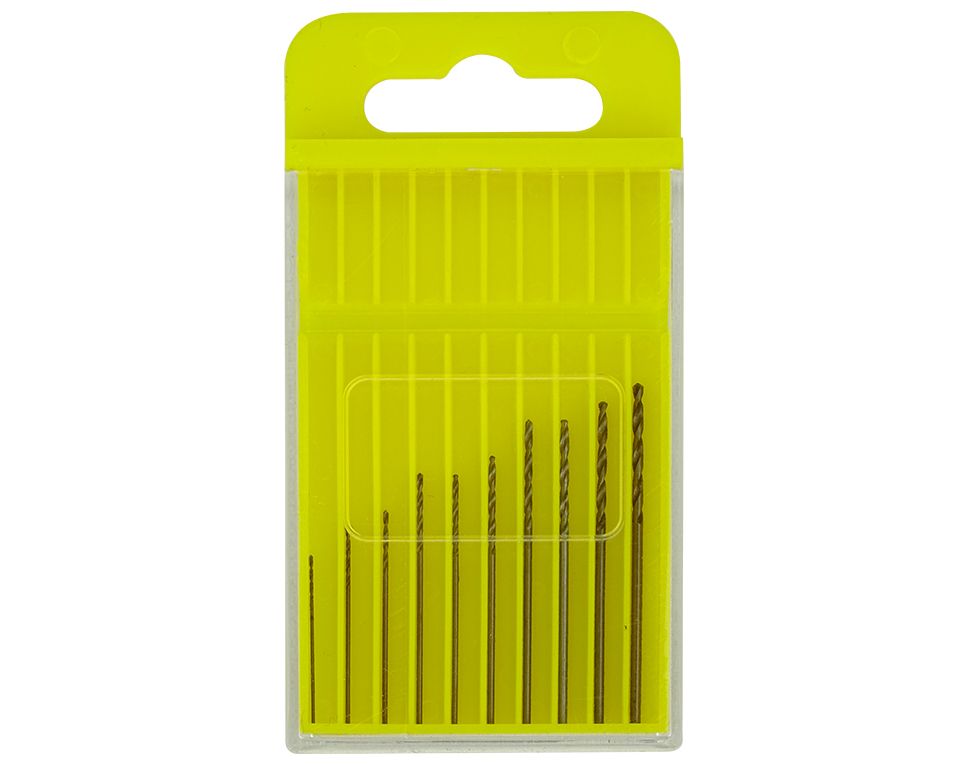 Bohrerset 10-tlg. 0,3 - 1,2 mm, 5% kobaltlegiert Bohrerset 10-tlg. 0,3 - 1,2 mm, 5% kobaltlegiert