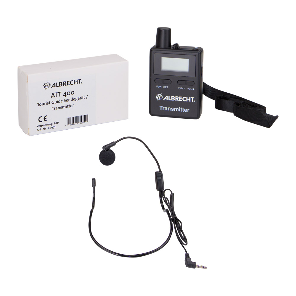 Albrecht ATT400 Tourist Guide Reiseleiter Sendegerät