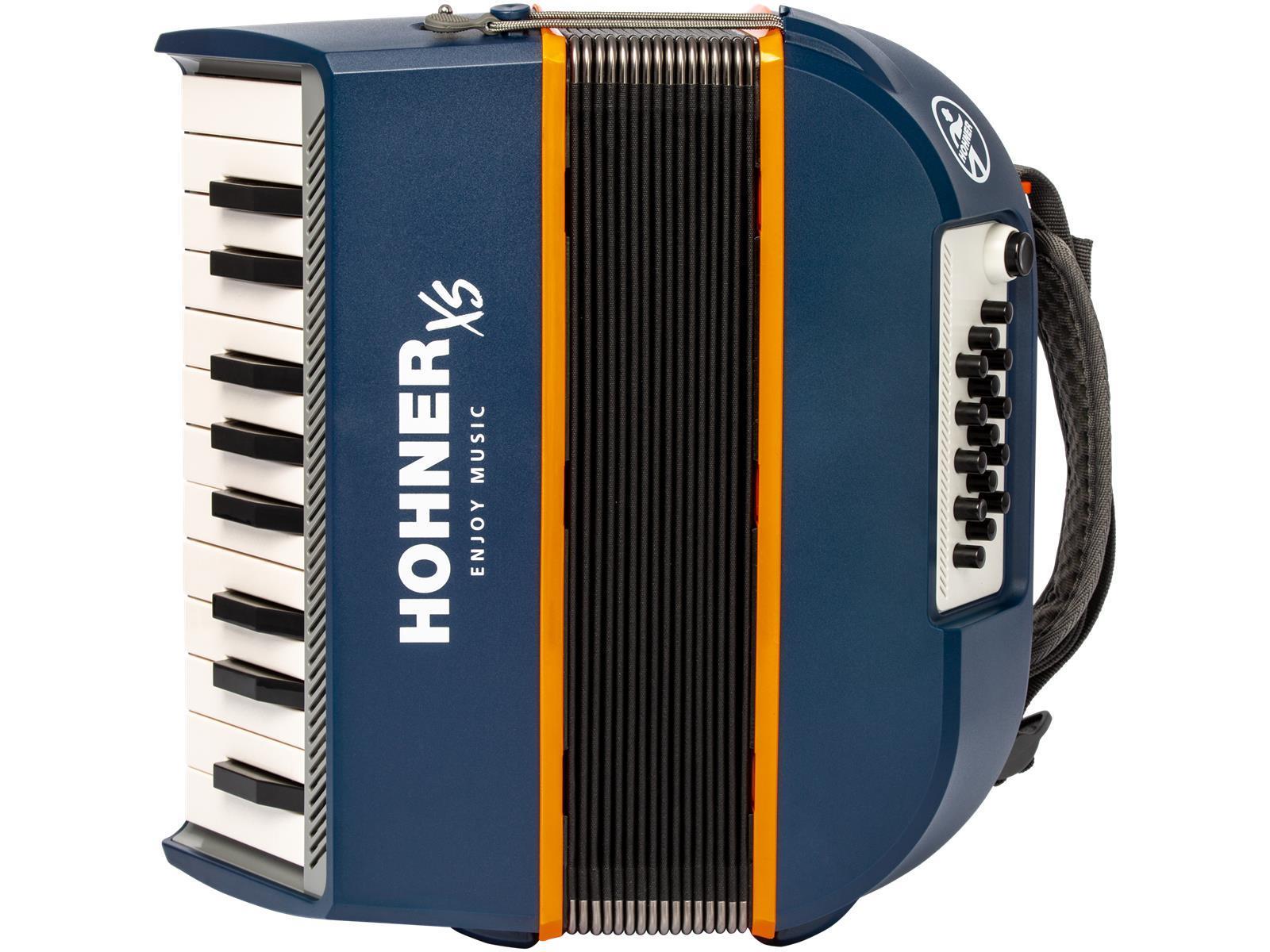 Einsteiger-Akkordeon HOHNER XS, weiß-grau (f. Erwachsene)