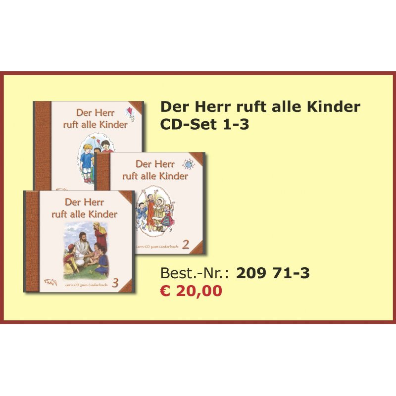 Der Herr ruft alle Kinder CD Set 1-3