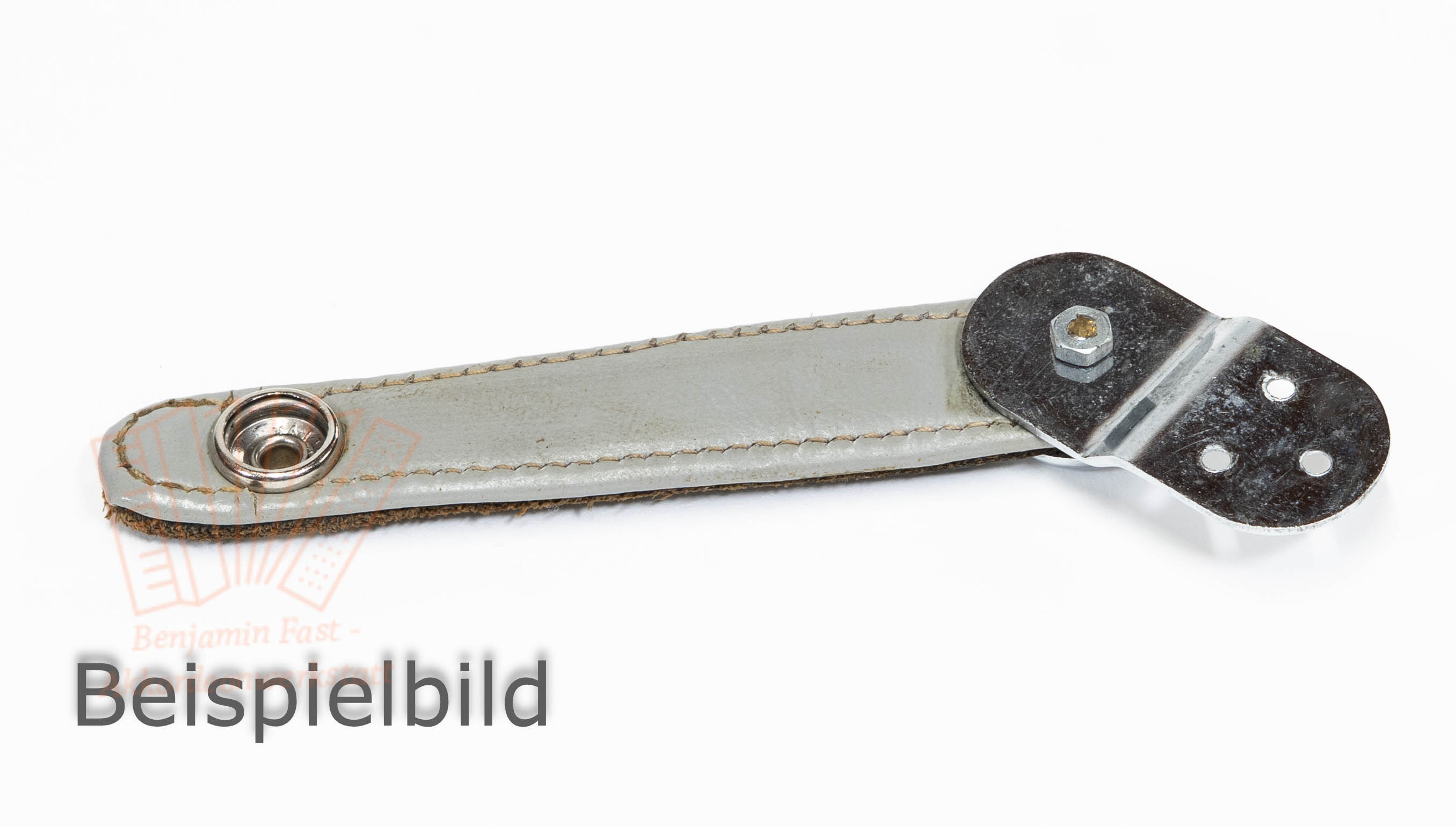 Balgzuhalter Hohner Leder schwarz - gebraucht