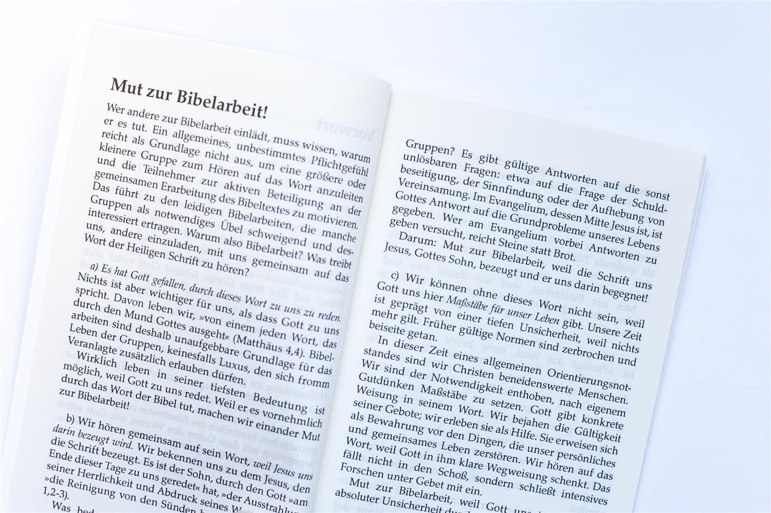 Wie bereite ich eine Bibelarbeit vor?