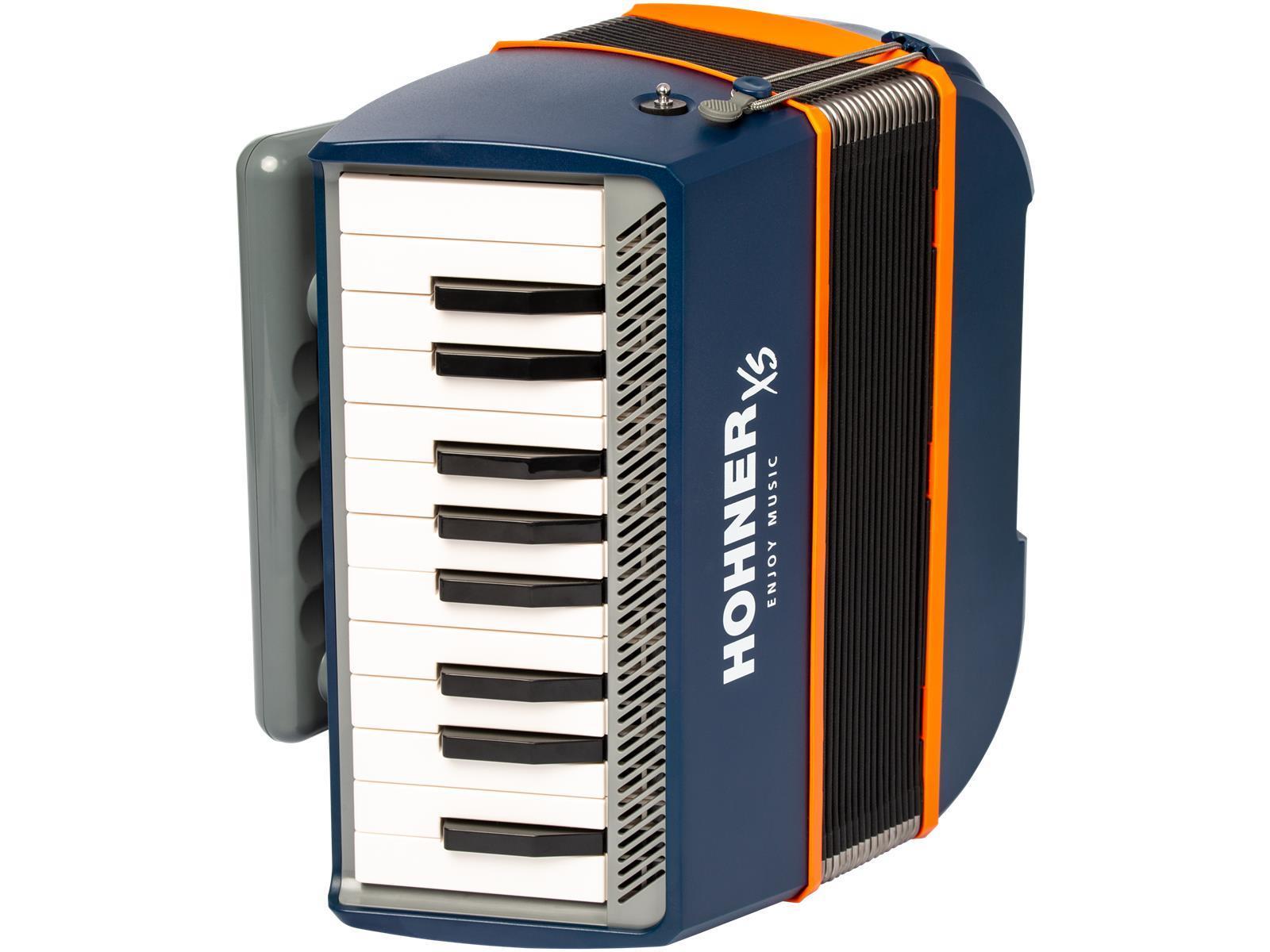 Einsteiger-Akkordeon HOHNER XS, weiß-grau (f. Erwachsene)