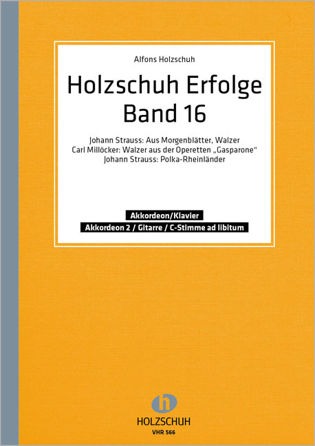 Holzschuh Erfolge 16, Operettenmelodien I Holzschuh Erfolge 16, Operettenmelodien I