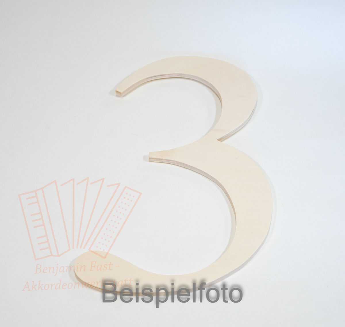 Buchstaben Zahlen Multiplex 10cm, 6mm stark