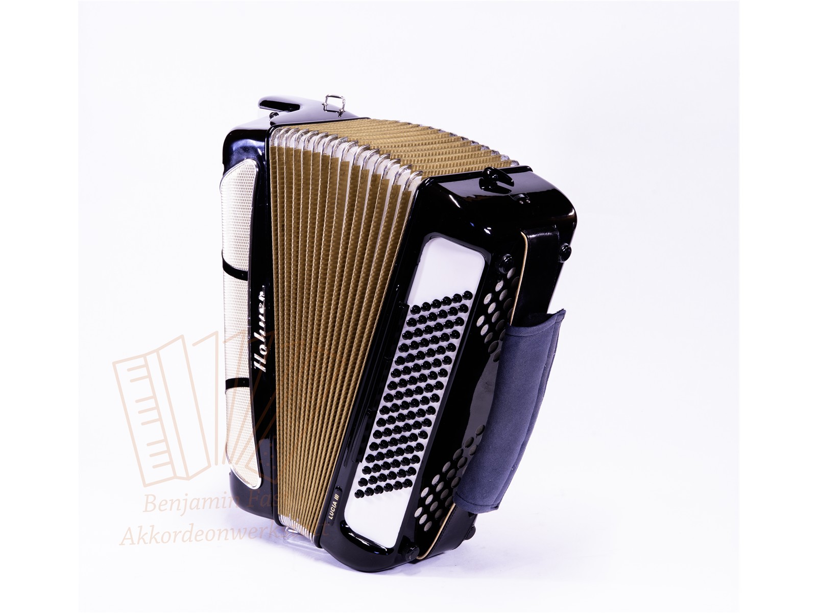 Akkordeon Hohner Lucia III 96 Bass 37/96/III/5/3 schwarz - gebraucht